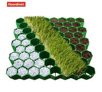 X 4 Dalles stabilisatrices, Vert, 50 x 50 cm