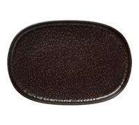 x 4 plateaux en Grès Marron métallisé L 330 mm l 230 mm H 30 mm