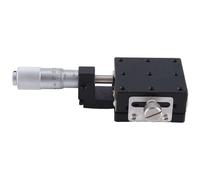 X 40X40Mm Bouton MicromèTre éTape Coulissante Type de Rail Guidage Plate-Forme Table à DéPlacement Manuel (LGX40-C)