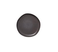 x 6 assiettes en Grès Gris pierre H 30 mm Diamètre 220 mm 2