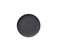 x 6 assiettes en Grès Minuit H 30 mm Diamètre 220 mm