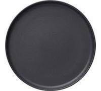 x 6 assiettes en Grès Minuit H 30 mm Diamètre 280 mm