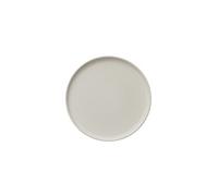 x 6 assiettes en Grès Rocher clair H 30 mm Ø 280 mm