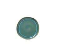 x 6 assiettes en Grès Vert myrte H 30 mm Diamètre 220 mm 2