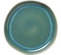 x 6 assiettes en Grès Vert myrte H 30 mm Ø 220 mm 2 Was Germany Vert G