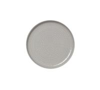 x 6 assiettes en Porcelaine Graphite H 30 mm Diamètre 190 mm