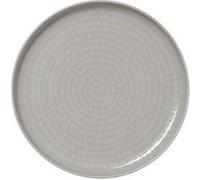 x 6 assiettes en Porcelaine Graphite H 30 mm Diamètre 190 mm