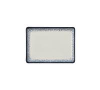 x 6 assiettes en Porcelaine Marina L 230 mm l 170 mm H 20 mm