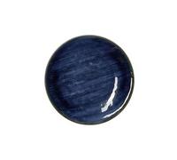 WAS Germany Assiettes plates Ø 23 cm Lot de 6 assiettes océan foncé Porcelaine