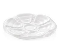 x 6 Plateaux a huitres en Porcelaine Ø 250 mm