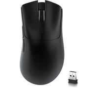 x Attack Shark R1 59 g Souris de Jeu sans Fil légère tri-Mode avec Autocollants antidérapants, 2,4 GHz/BT/Filaire, 5 Boutons programmables, 6 DPI réglables jusqu'à 18 000, PAW3311-rouge