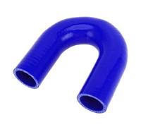 X AUTOHAUX 1 tuyau de refroidissement universel en silicone bleu de 35 mm ID 120 mm de longueur 180 degrés pour voiture