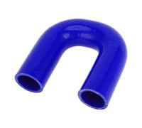 X AUTOHAUX 1 tuyau de refroidissement universel en silicone bleu de 38 mm ID 120 mm de longueur 180 degrés pour voiture