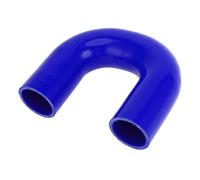 X AUTOHAUX 1 tuyau de refroidissement universel en silicone bleu de 45 mm ID 120 mm de longueur 180 degrés pour voiture