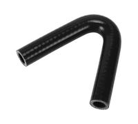 X AUTOHAUX 1 tuyau de refroidissement universel en silicone noir de 16 mm de diamètre intérieur 120 mm de longueur 135 degrés pour voiture