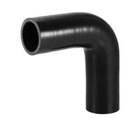 X AUTOHAUX 1 tuyau de refroidissement universel en silicone noir de 40 mm ID 120 mm de longueur 90 degrés pour voiture
