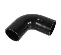 X AUTOHAUX 1 tuyau de refroidissement universel en silicone noir de 80 mm ID 150 mm de longueur 90 degrés pour voiture