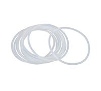 X AUTOHAUX 10Pcs Blanc Silicone Caoutchouc Joint Torique Joint Étanchéité pour Voiture 80mm x 3.1mm