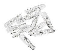 X AUTOHAUX 10Pcs DC 12V T5 W1.2W LED Incandescent Tableau Bord Ampoule Lumière blanche pour Voiture