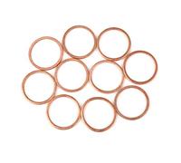 X AUTOHAUX 10pcs Joint Cuivre 20x24x1.5 mm étanchéité Joint Torique Voiture