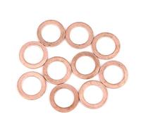 X AUTOHAUX 10pcs Rondelle Cuivre étanchéité Joint Torique Voiture 16x24x1.5 mm