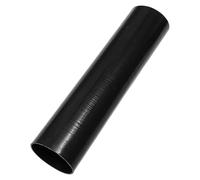 X AUTOHAUX 127Mm Raccord Droit Tuyau Silicone 3 Couches Tissu Intercooler Radiateur Turbocompresseur Tuyau Admission Air Tube Refroidisement Liquide 610Mm Noir