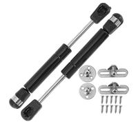 X AUTOHAUX 150 mm/5,91" Vérins à gaz 45 N Ressorts à gaz en acier au carbone noir 2 ensembles pour boîte à outils de RV, couvercle de boîte de rangement, porte de placard de voiture