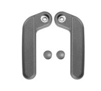 X AUTOHAUX 1paire Sommet Toit Serrure Poignée 85265-SR2-000ZA 85215-SR2-000ZA Gris