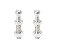 X AUTOHAUX 2 Ensemble 10mm M8x25mm Voiture Vérin à Gaz Boule Goujon Argenté