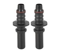 X AUTOHAUX 2pcs 9.89mm ID8 Voiture Tuyau Conduite Carburant Libération Rapide Mâle Connecteur