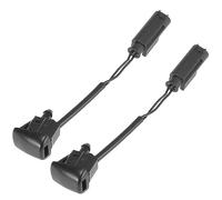 X AUTOHAUX 2pcs Buse de Lave-Glace 61667046060 Jet de Pulvérisateur d'Essuie-Glace Gicleur de Pare-Brise pour BMW 5 E60 E61