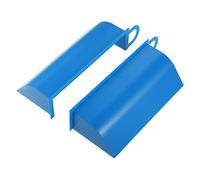 X AUTOHAUX 2pcs Capot Dynamic Air Froid Tuning Système d'admission Scoop pour BMW Bleu