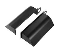 X AUTOHAUX 2pcs Capot Dynamic Air Froid Tuning Système d'admission Scoop pour BMW Noir