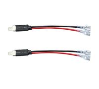 X AUTOHAUX 2pcs H1 H3 Prise Fil Connecteur pour Voiture Tourner Signal Lumière