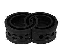X AUTOHAUX 2pcs Noir Voiture Bobine Ressort Tampon Caoutchouc Tampon Universel B+ Type