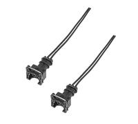 X AUTOHAUX 2pcs Voiture pour EV1 pour OBD1 Carburant Injecteur Connecteur Queue Cochon Fil Câble