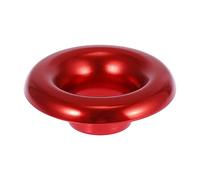 X AUTOHAUX 3pouce Voiture Turbo Air Entrée Klaxon Air Entrée Decorative Couverture Rouge