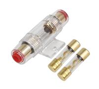 X AUTOHAUX 4 6 8 Jauge AWG en Ligne Porte Fusible avec 70A AGU Fusibles pour Voiture Auto