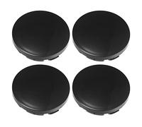 X AUTOHAUX 4 pcs 5JA601151A 56 mm Dia 8 Clips de Roue Pneu Centre Moyeu Capuchons Couvercle Noir pour Skoda VRS