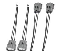 X AUTOHAUX 4pcs Allumage Bobine Connecteurs Prise Câblage Harnais Pigtail 3 Fil