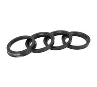 X AUTOHAUX 4pcs Bague de Centrage 67.1 à 54.1 Jante Plastique Voiture Anneaux Centrés Moyeu Noir