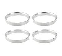 X AUTOHAUX 4pcs Bague de Centrage Aluminium Alliage Voiture Hub Centrique Anneaux 71,5mm à 66,6 mm