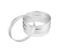 X AUTOHAUX 4pcs Bague de Centrage Jante 57,1mm à 56,1mm Jante Aluminium Alliage Voiture Hub Centric Anneaux