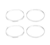 X AUTOHAUX 4pcs Bague de Centrage OD 110mm à ID 106mm Jante Aluminium Alliage Voiture Anneaux Centrés sur Moyeu