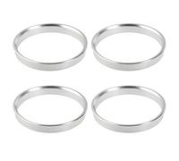 X AUTOHAUX 4pcs Bague de Centrage OD 72.6mm à ID 68.1mm Aluminium Alliage Voiture Hub Centric Anneaux
