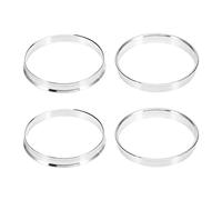 X AUTOHAUX 4pcs Bague de Centrage OD 72.6mm à ID 70.3mm Jante Aluminium Alliage Voiture Anneaux Centrés sur Moyeu