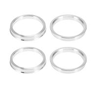 X AUTOHAUX 4pcs Bague de Centrage OD 74.1mm à ID 64.1mm Jante Aluminium Alliage Voiture Anneaux Centrés sur Moyeu