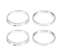 X AUTOHAUX 4pcs Bague de Centrage OD 74.1mm à ID 67.1mm Jante Aluminium Alliage Voiture Anneaux Centrés sur Moyeu