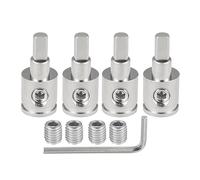 X AUTOHAUX 4pcs Voiture Stéréo Audio Alimentation ou Terre 0 à 4 Jauge Fil Réducteur