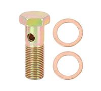 X AUTOHAUX 53mm M16x1.5mm Voiture Métrique Filetage Banjo Boulons Frein Raccord Adaptateur